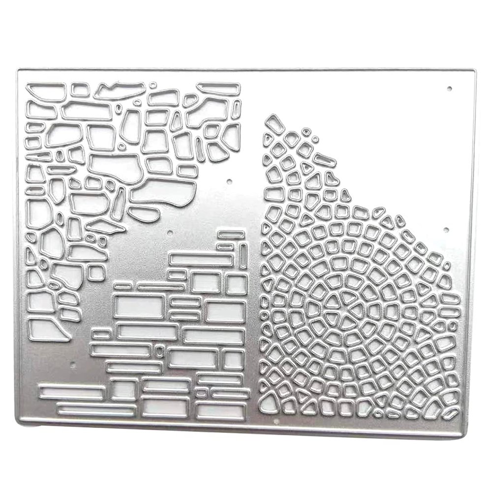 Geometric Metal Die Cut Template