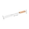 ifundom 2-Piece Stainless Steel Grill Fork Set with Long Wooden Handles view 2