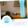 Vaguelly Jellyfish-Shaped Paper Lantern in Blue view 4