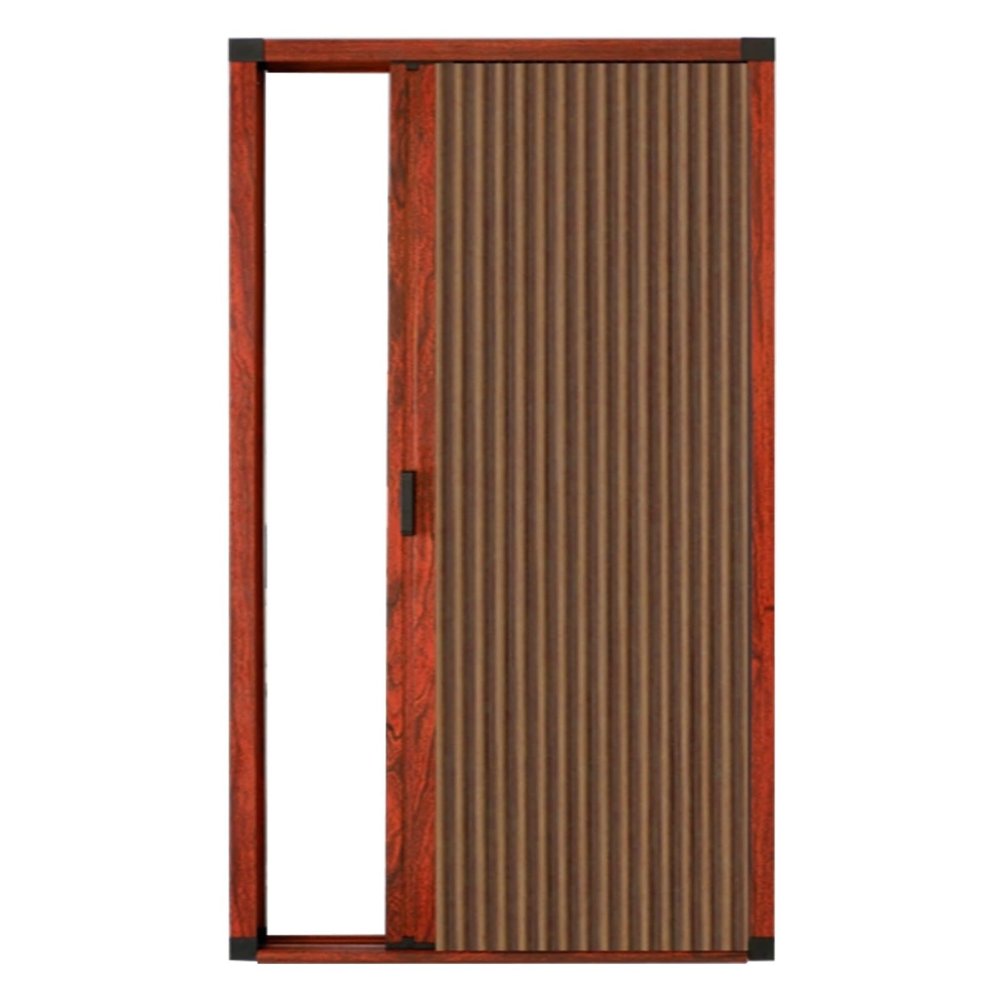 Custom-Made Accordion Folding Door, No-Drill Installation