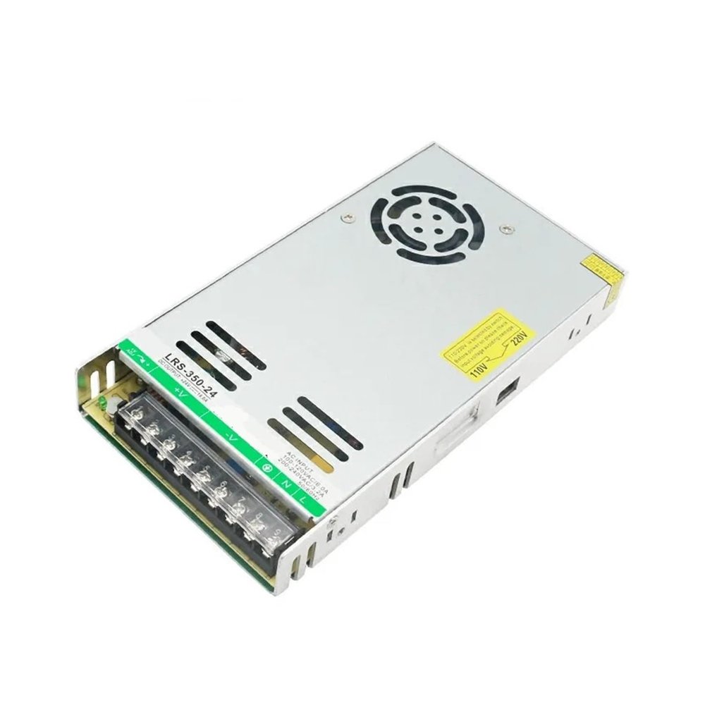 DC-Regulated Switching Power Supply LRS-350, 350 W, Overload Protection, Single Output, Slim Design, 24 V