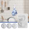 Adhesive Hooks, Decorative Ballet Dance Design Wall Holders for Closet, Bedroom, Bathroom, Kitchen, Bags, Hats, Scarves view 3