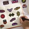 50 Race Car Stickers view 4
