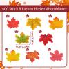 Autumn Leaves Decor, 400 Artificial Leaves, 8 Color Mix view 2