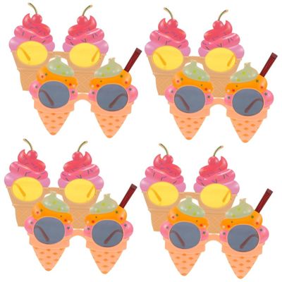 Happyyami 8-Piece Hawaii Party Glasses