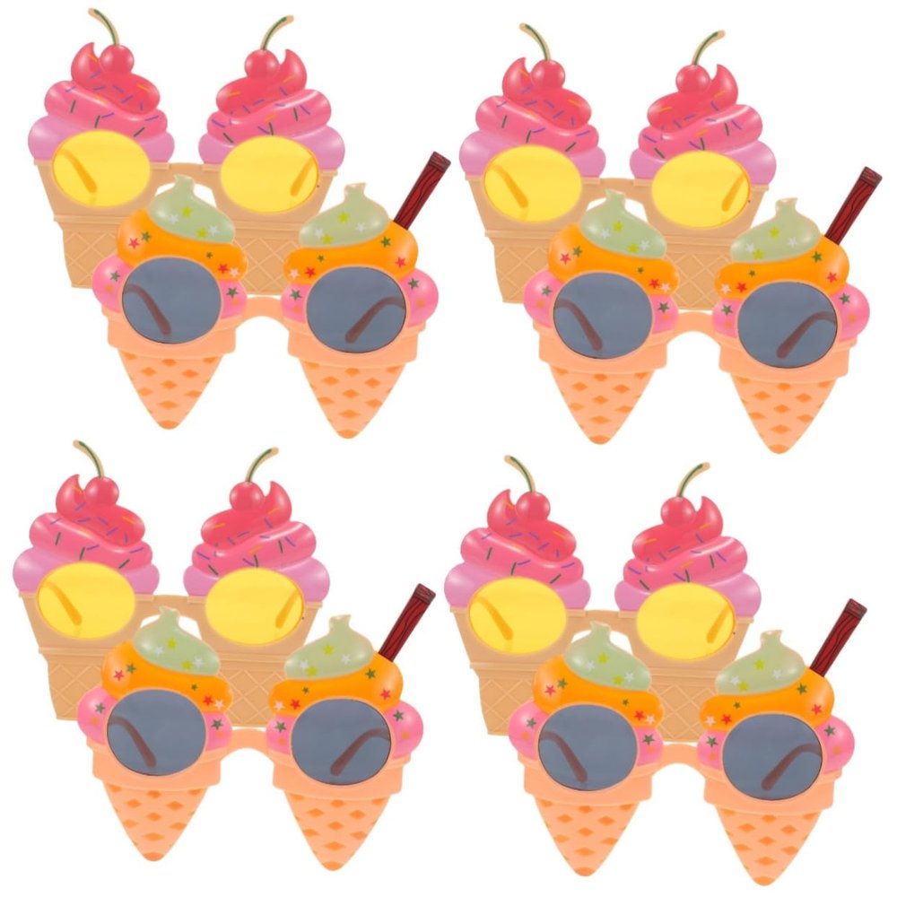 Happyyami 8-Piece Hawaii Party Glasses