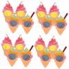 Happyyami 8-Piece Hawaii Party Glasses view 1