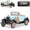 Ford Model A Convertible Roadster Light Blue 1928–1931 1:18 Sun Star Model Car with Personalized License Plate view 1