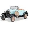 Ford Model A Convertible Roadster Light Blue 1928–1931 1:18 Sun Star Model Car with Personalized License Plate view 3