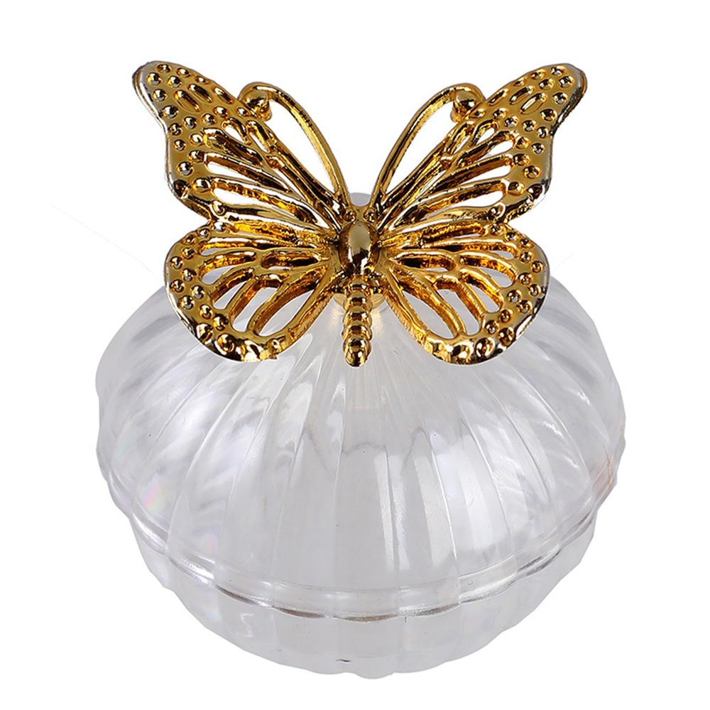 DOUDINGMAO Wedding-Ready Serving Tray with Butterfly Ornaments