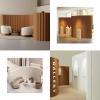 Yidlkecqey Paper Room Divider, Foldable Privacy Screen, Brown, 100 x 35 x 200 cm (39.3 x 13.7 x 78.7 in) view 4