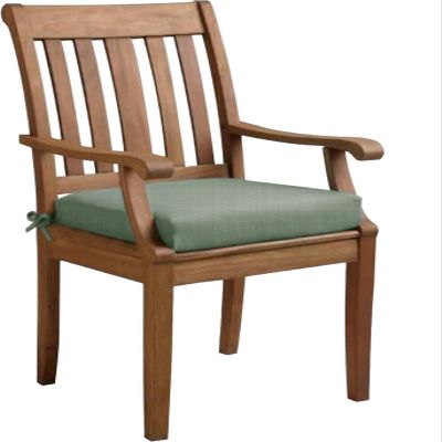 Square Chair Cushion with Ties, 48 x 48 x 3 cm, Color 2