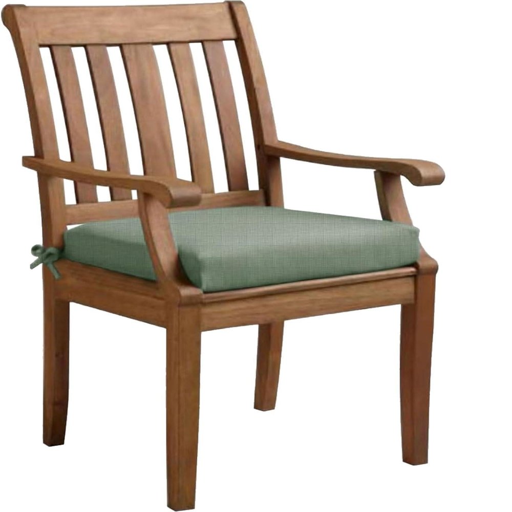 Square Chair Cushion with Ties, 48 x 48 x 3 cm, Color 2