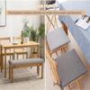 Square Chair Cushion with Ties, 45 x 50 x 8 cm, Color 9 view 3
