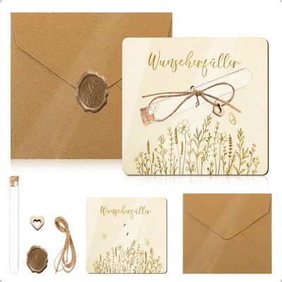AOYEGIC Wish Fillers Creative Wooden Card Set