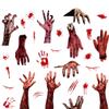 FIMWOLZ 4 Sheets 28 Pieces Halloween Window Stickers view 1