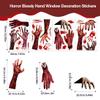 FIMWOLZ 4 Sheets 28 Pieces Halloween Window Stickers view 2