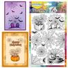 CHGCRAFT Halloween Elements Clear Stamps view 1