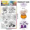CHGCRAFT Halloween Elements Clear Stamps view 2