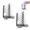 Water Bottle Cleaning Brushes, 2-Piece, 360-Degree Glass and Cup Cleaner with Suction Cups, Bar and Kitchen Cleaning Tool view 1