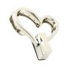 Heart-Shaped Metal Purse Closure view 1
