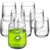 KADAX Water Glasses 310 ml, Set of 8, Elegant Ribbed Glasses (Mia) view 4