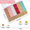 KQDRAVINE 3000 Piece Flat Bead Set view 3