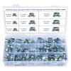 135-Piece Fuel Injection Hose Clamp Set, Galvanized Steel, 8–18 mm view 2