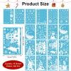 18 Sheets Christmas Window Stickers view 2