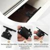 Cabinet Push-Lock Latch for RVs, Caravans and Drawers, 2-Pack with 8 Screws view 3