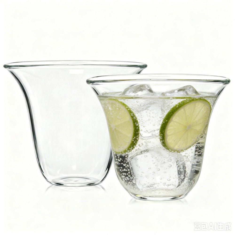 Set of 2 Drinking Glasses 280 ml