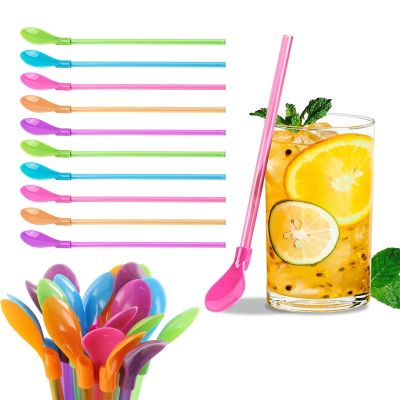 JOOTUEPO 10-Pack Spoon Straws