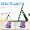 idudao Case for Lenovo Idea Tab 11-inch TB336FU, 360° Rotating Cover with Stylus Holder, Dark Green view 4