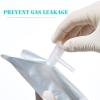 Aluminum Foil Gas Sampling Bags, 10-Pack, 0.5–15 L, Lightproof, 4 L Single Valve view 3