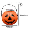 Halloween Pumpkin Candy Bucket view 2