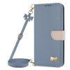 Armor Wallet Case with Detachable Strap for Honor X50 5G/Magic 6 Lite 5G/X50 GT 5G, Light Blue view 1