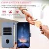 Armor Wallet Case with Detachable Strap for Honor X50 5G/Magic 6 Lite 5G/X50 GT 5G, Light Blue view 4