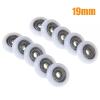 10-Pack Shower Door Roller Replacements, White, 19–25 mm Wheel Diameter, for Household Shower Enclosures (19 mm) view 2