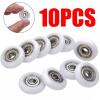 10-Pack Shower Door Roller Replacements, White, 19–25 mm Wheel Diameter, for Household Shower Enclosures (19 mm) view 3