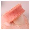 WENH New Candy-Colored Ribbon with Dotted Fishtail Edge for Handmade Hair Bows, 28 m, Watermelon Red view 2