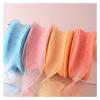 WENH New Candy-Colored Ribbon with Dotted Fishtail Edge for Handmade Hair Bows, 28 m, Watermelon Red view 3