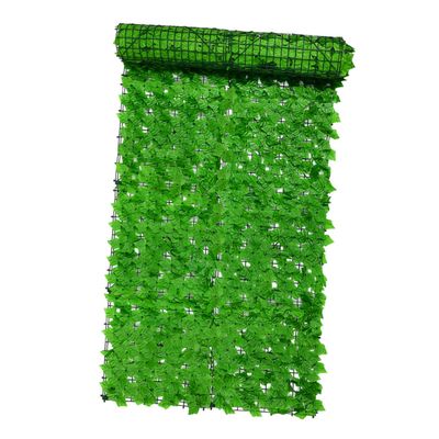 Abaodam Artificial Plastic Leaf Privacy Screen, Green Leaf Fence for Balcony and Garden