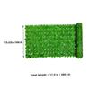 Abaodam Artificial Plastic Leaf Privacy Screen, Green Leaf Fence for Balcony and Garden view 2