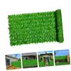 Abaodam Artificial Plastic Leaf Privacy Screen, Green Leaf Fence for Balcony and Garden view 4