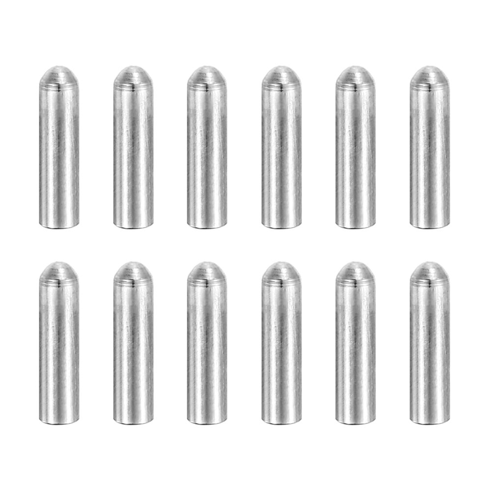 sourcing map 30-Piece 304 Stainless Steel Dowel Pins, 3 x 8 mm
