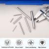 sourcing map 30-Piece 304 Stainless Steel Dowel Pins, 3 x 8 mm view 4