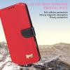 Belzsxy Armor Flip Case for Xiaomi Poco F7 5G with Detachable Lanyard, Red view 2