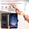 Belzsxy Armor Flip Case for Xiaomi Poco F7 5G with Detachable Lanyard, Red view 3