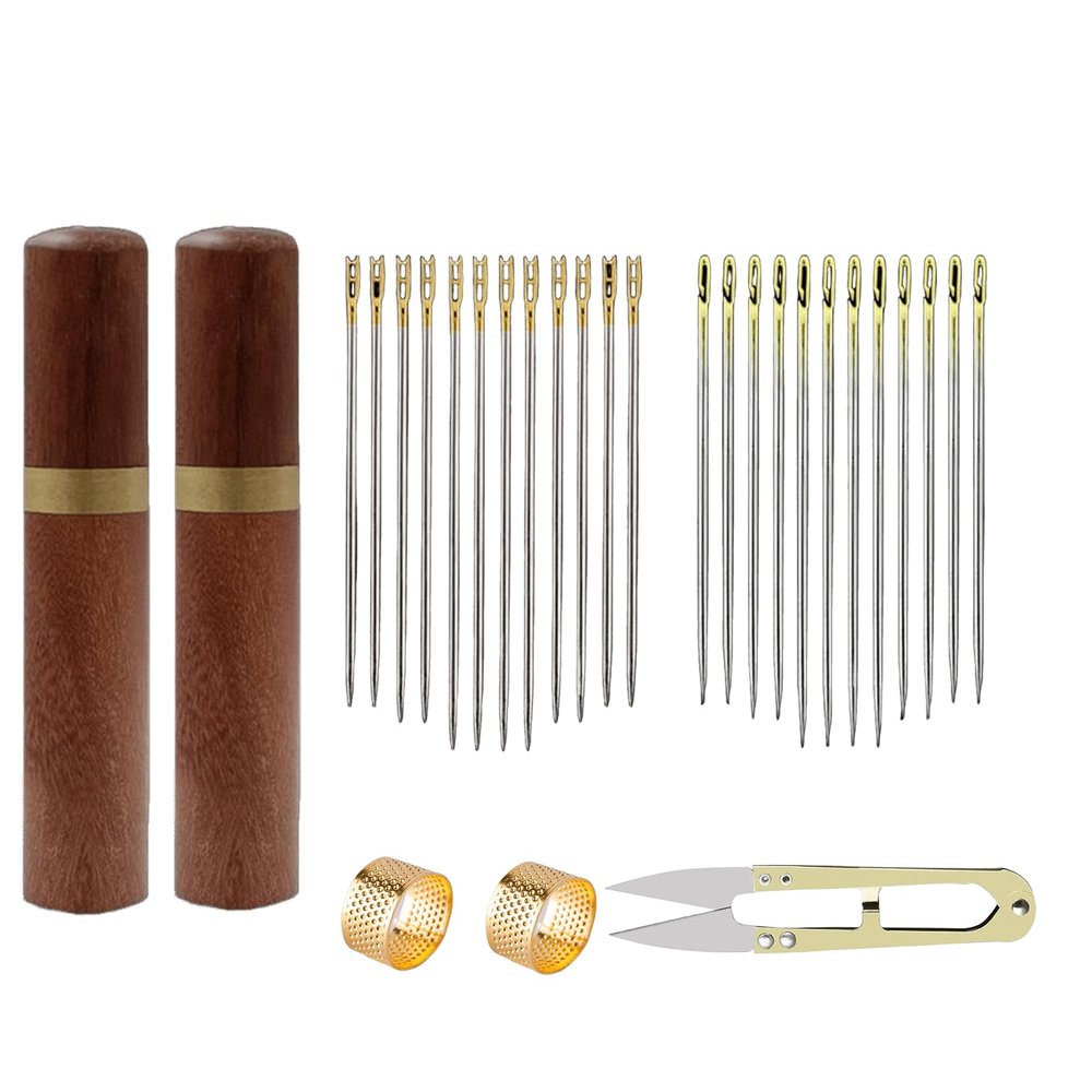 Self-Threading Needles Set - 75 Pieces