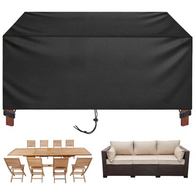 HNKDKJ Waterproof 420D Oxford Patio Furniture Cover, 210 x 80 x 60 cm